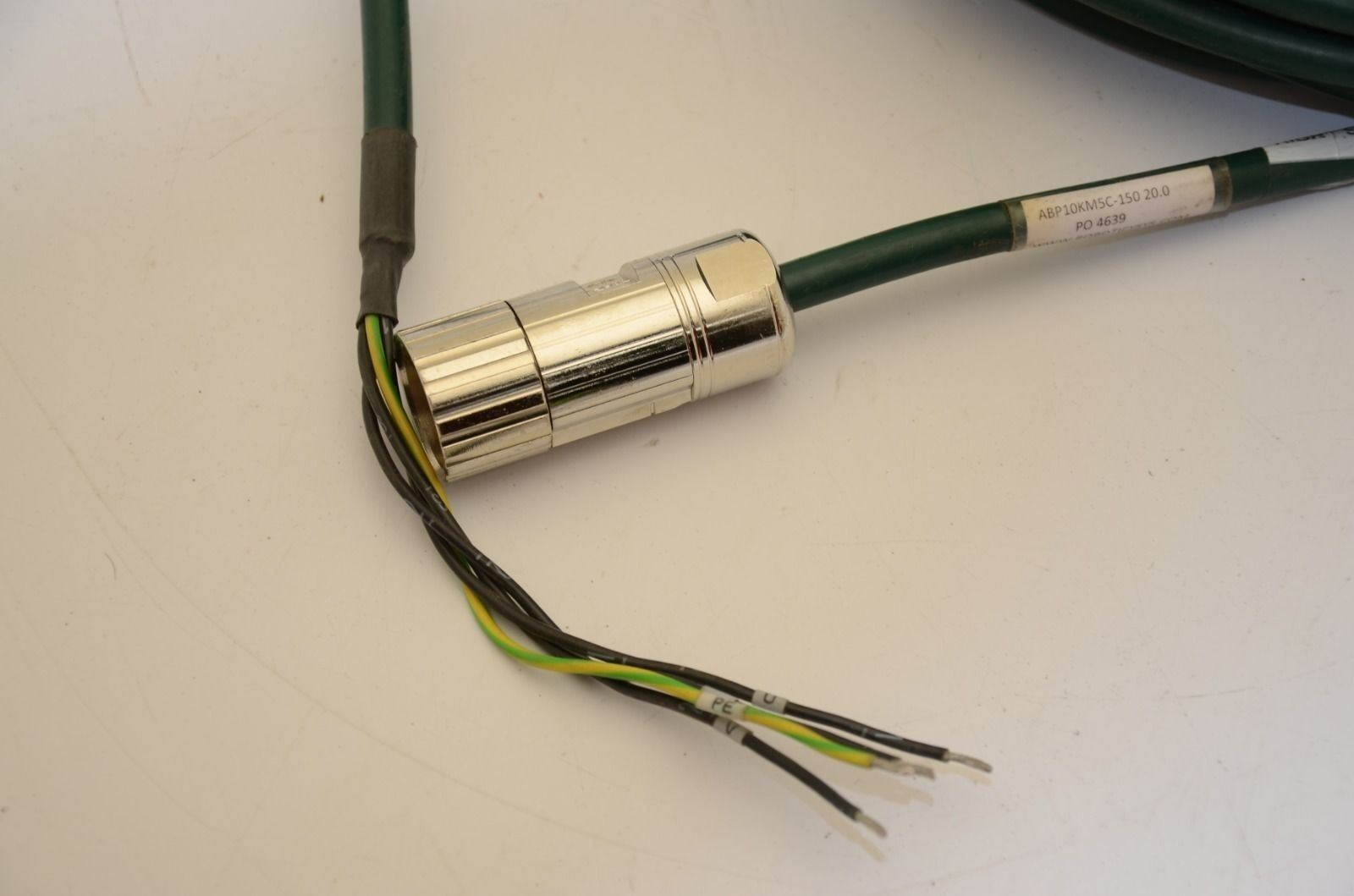 RSI ABP10KM5c Servo Motor Power Cable, 20M Length