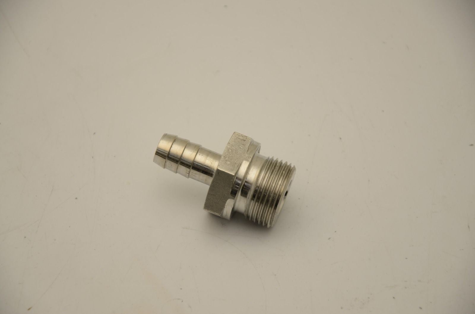 Screw-In Hose Barb, 3/8"ID, 3/4"NPSM, For 1/2"ID Hose, SS, Lot of 10 - NEW