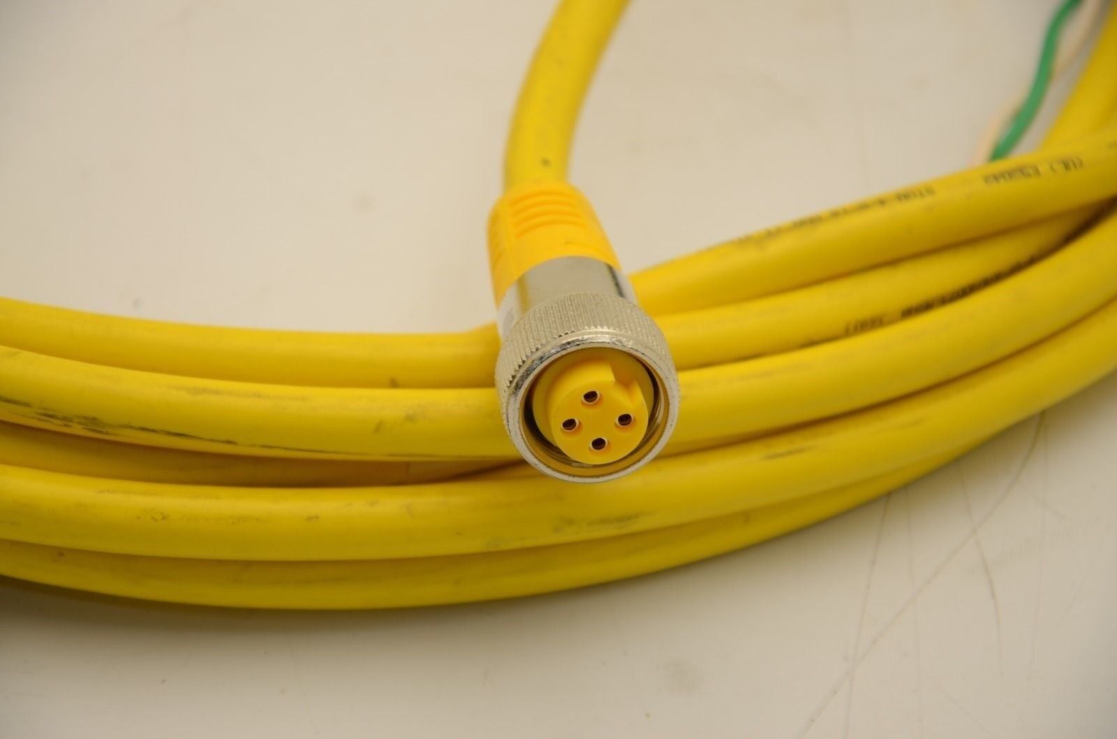Turck RKM 46 4-Pole Cordset, Female 4-Pin 4 x 16 AWG Minifast to Bare Ends, 7.5M