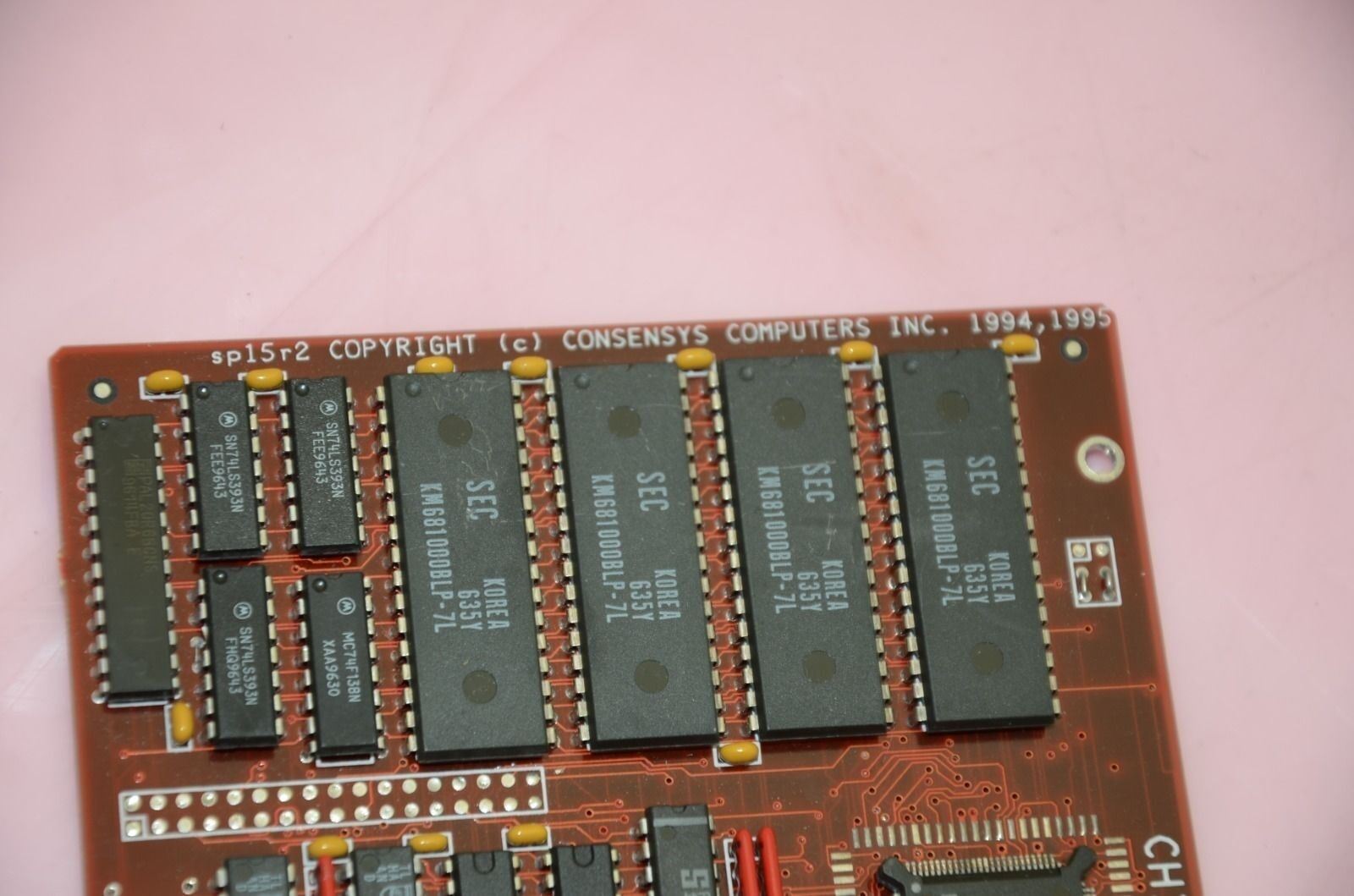 Consensys Computers SP15R2 Chiliports 8-Port ISA PC Board HD68 Pin Connector
