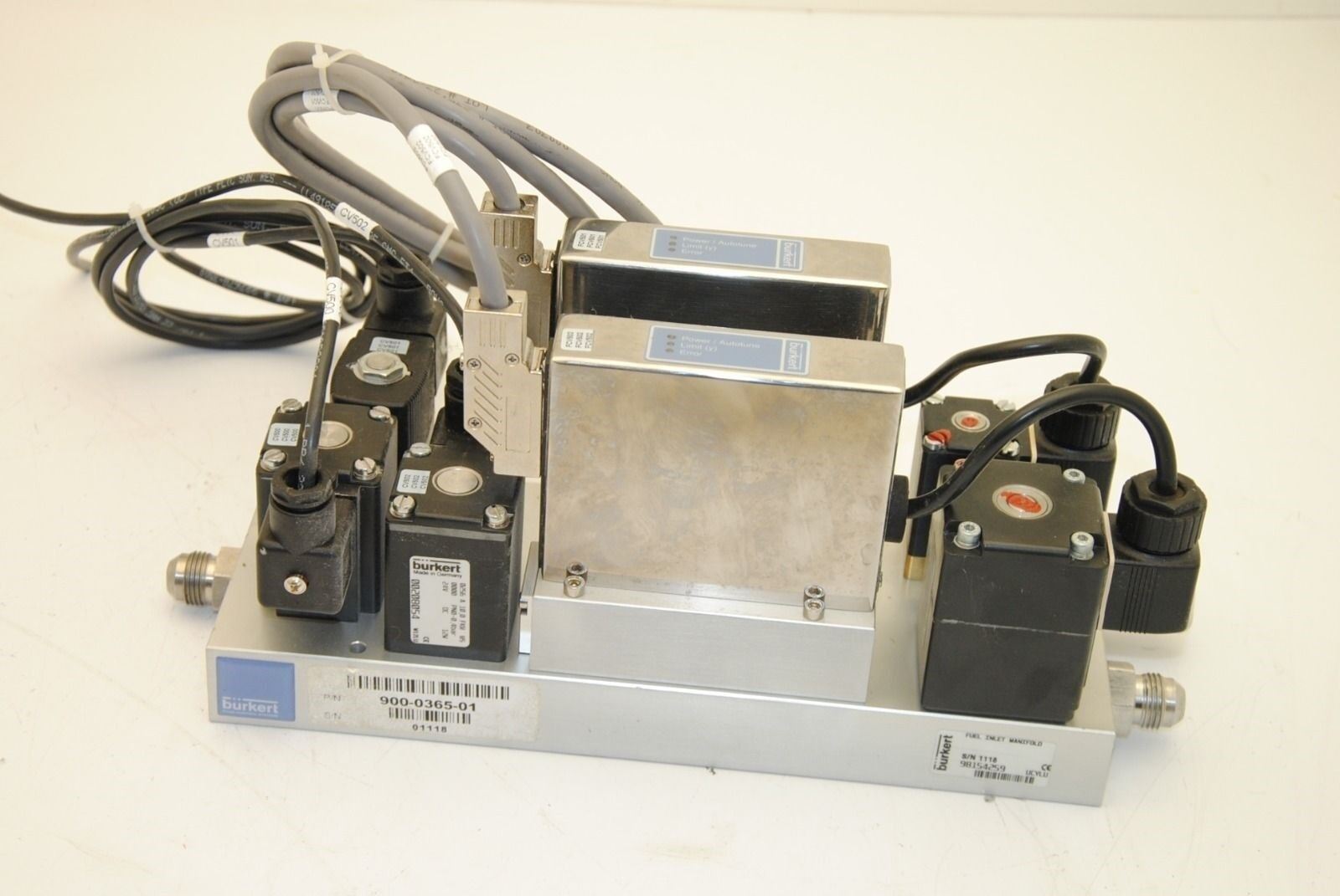 Burkert 8711 MFC Methane Mass Flow Control Assembly, 24VDC