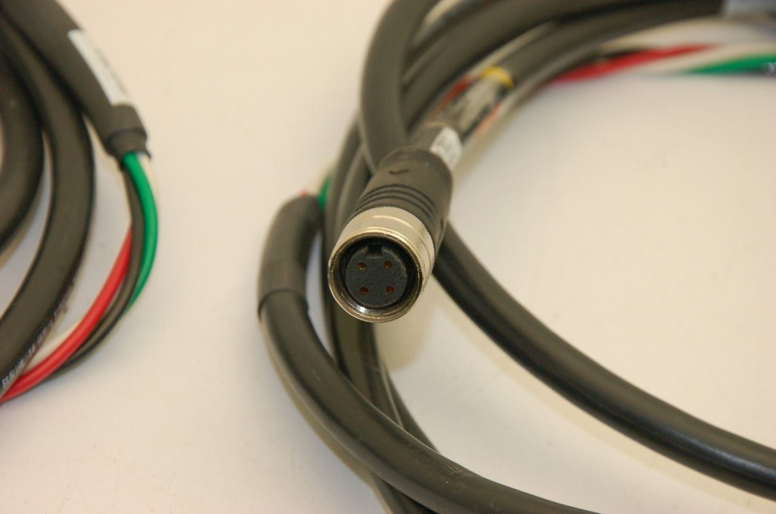 TURCK BKM 44-193 Cordset, M16 4-Pin Female to Pigtail Ends, 14AWG, 3M, Lot of 2