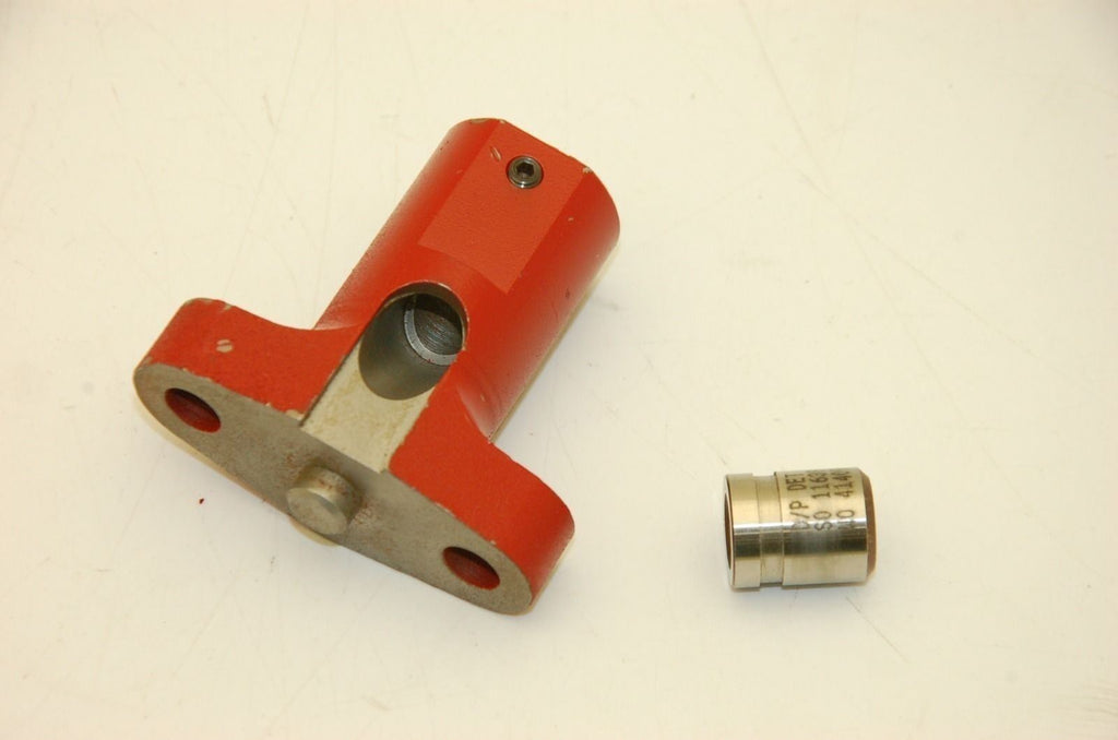 Steel Feed Through Mounting, 5/16"ID, 2-1/3" x 1-1/8" Mount, 2-5/8"H - Lot of 7