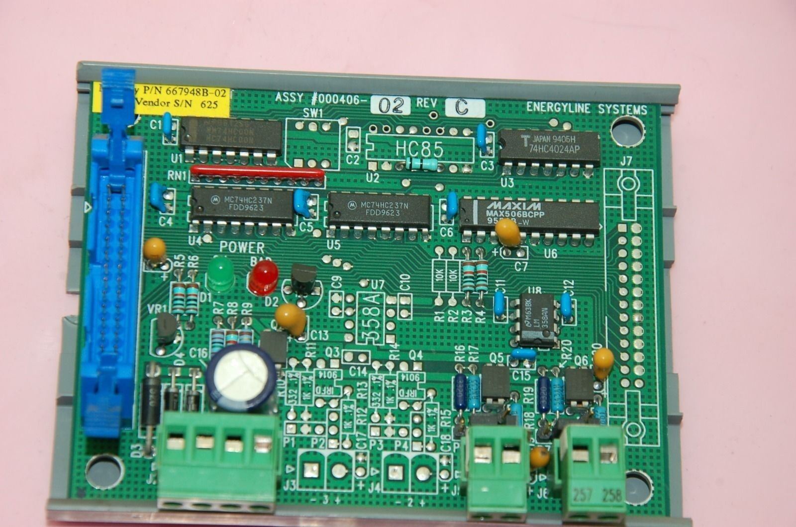 McQuay 667948B-02 Interface Board Energyline Systems 000406-02