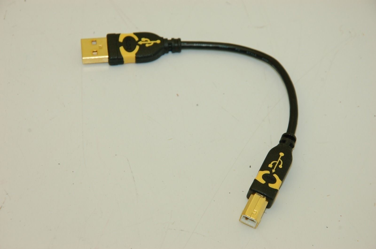 Ziotek USB 2.0 A-Male to B-Male, 6" Length, Lot of 5 - NEW