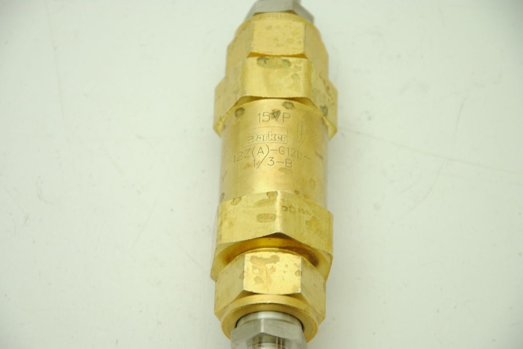 Parker 12Z(A)-C12L-1/3-B Brass 3/4" Check Valve