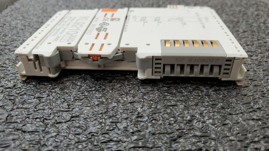 BECKHOFF KL9210, KL 9210 Voltage Supply Terminal 24 VDC w/ Fuse & Diagnostics