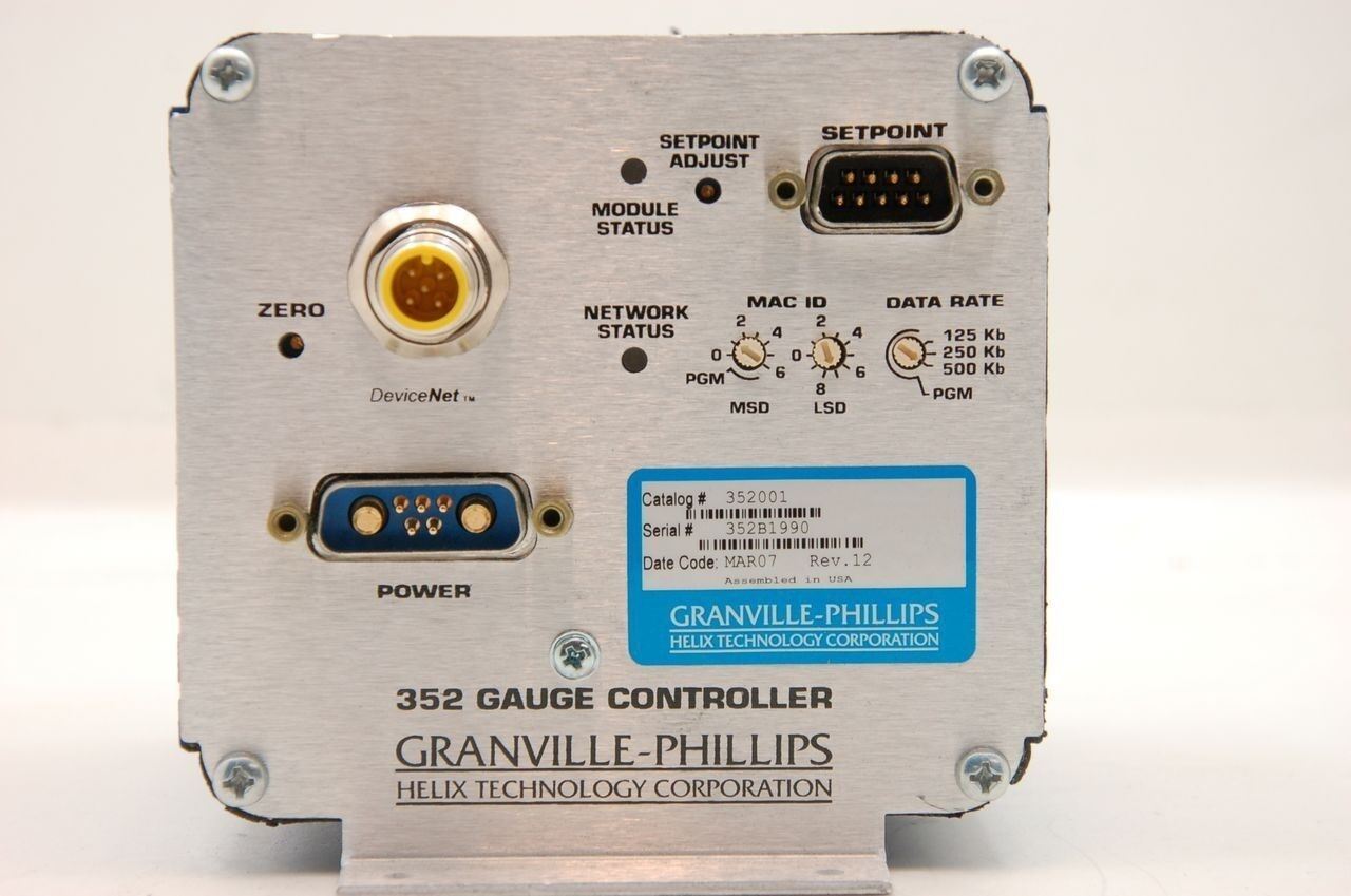 Granville-Phillips 352 Gauge Controller DeviceNet