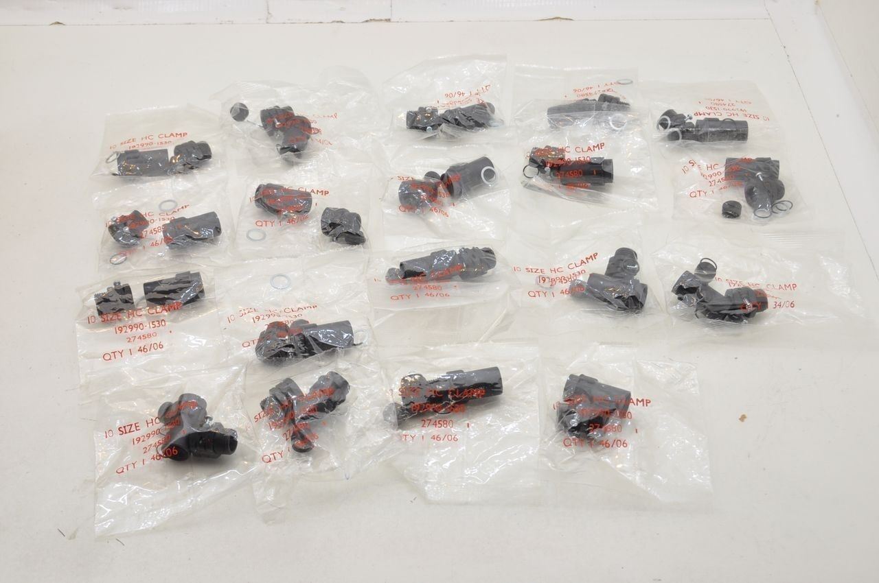 ITT Cannon 192990-1530 Cable Clamp Sealed Shell Lot Of 19 NEW