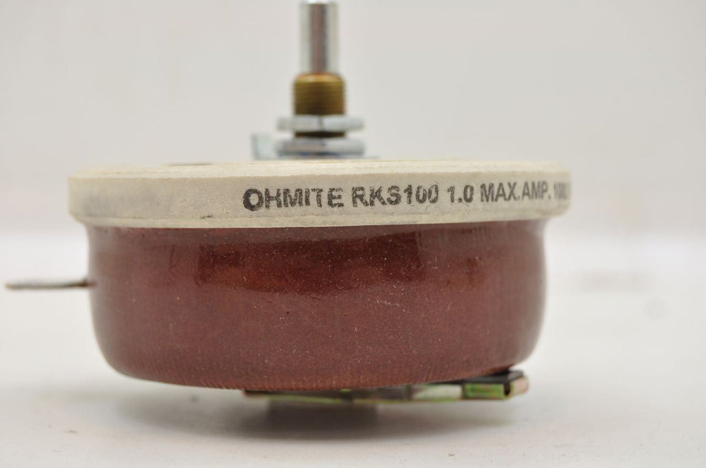 Ohmite RKS100 1A Max 100Ohm Rheostat NEW