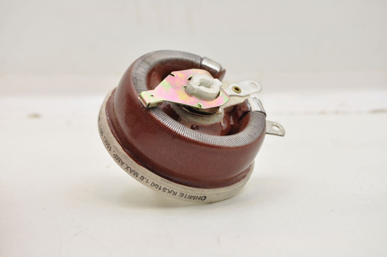 Ohmite RKS100 1A Max 100Ohm Rheostat NEW