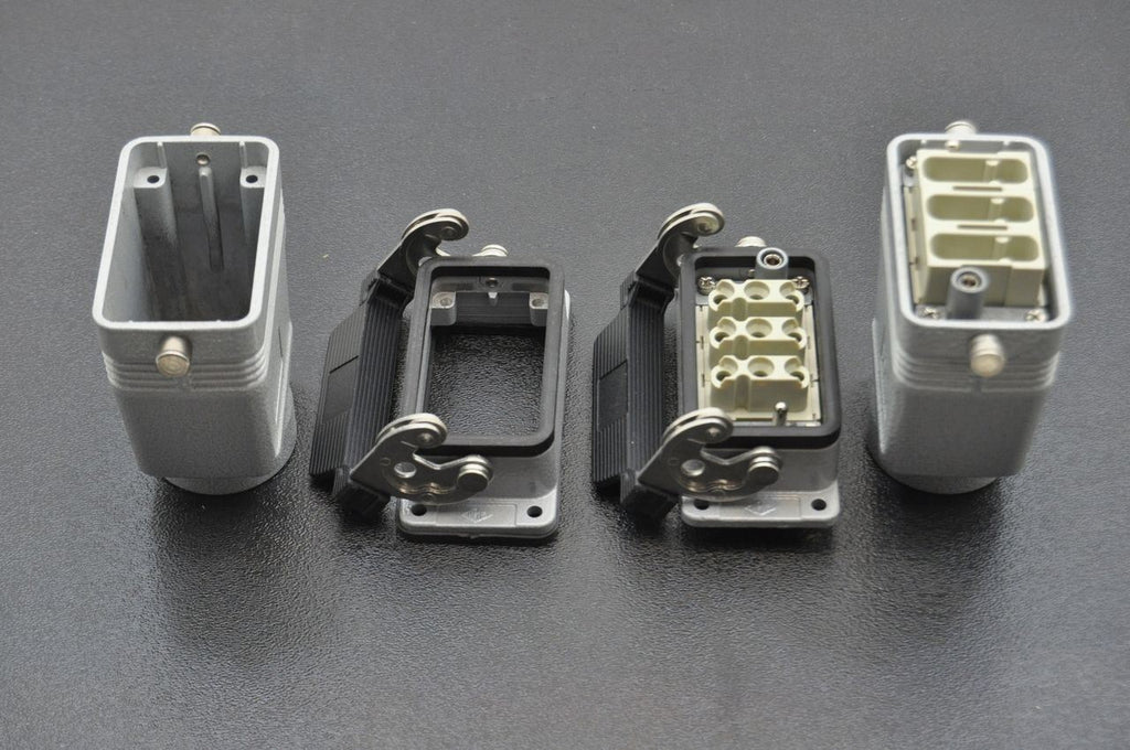 ILME Metal Connector Housing Base And Cap 1.5" x 2.75" w/ Inserts