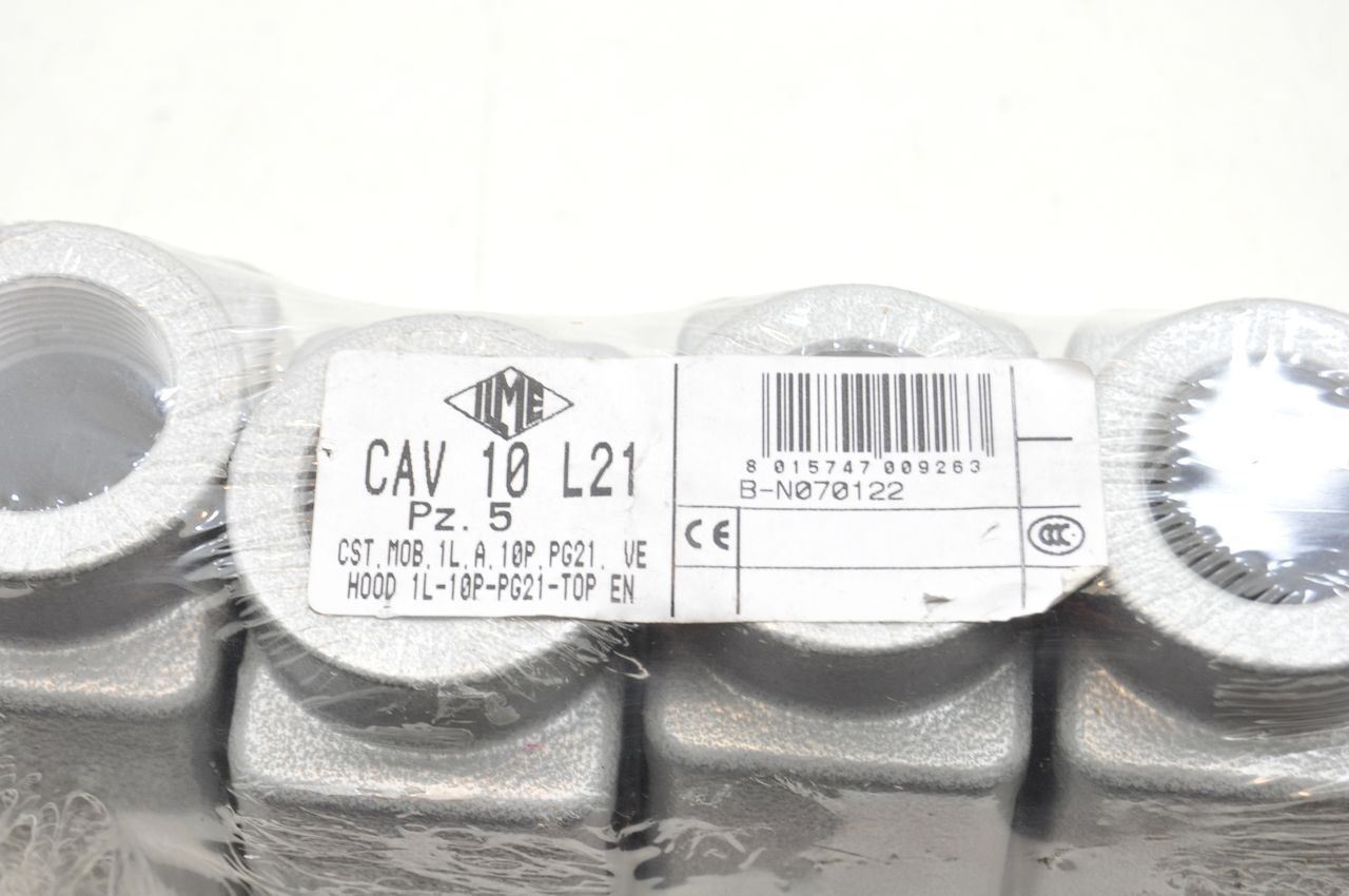 ILME CAV 10 L21 Metal Connector Housing 2.75 Inches x 1.5 Inches Lot Of 5 NEW