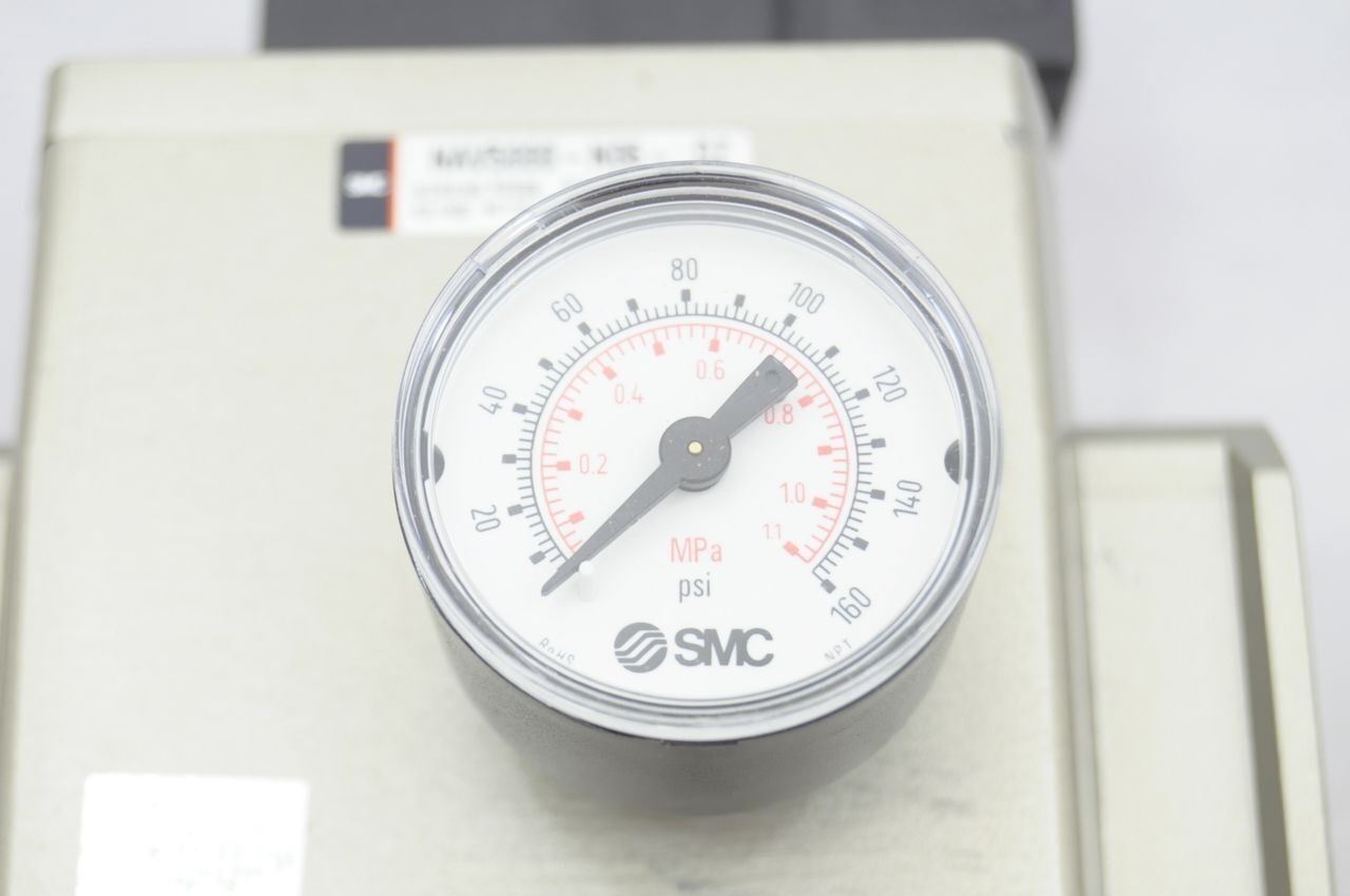 SMC NAV5000-N06-DZ Soft Start Valve With Pressure Gauge NEW