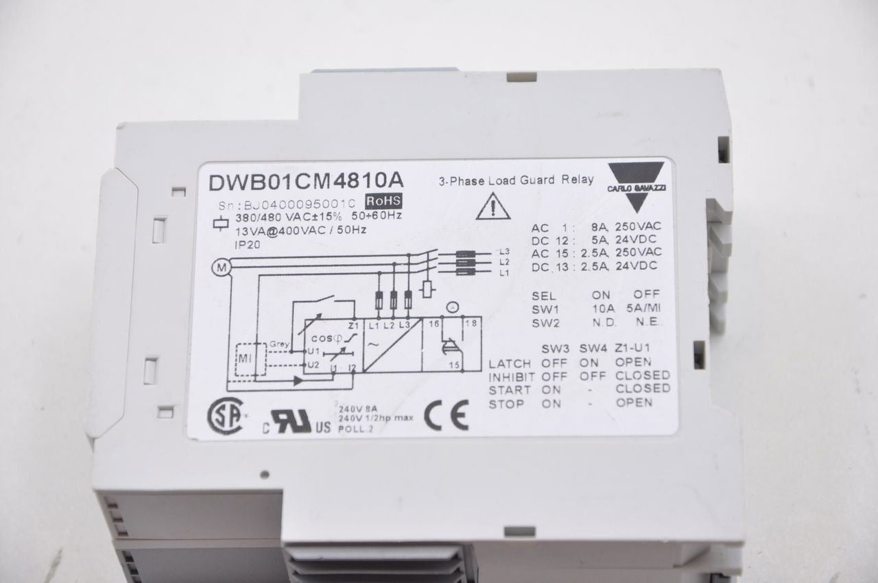 Carlo Gavazzi DWB01 3 Phase Load Guard RelayPro
