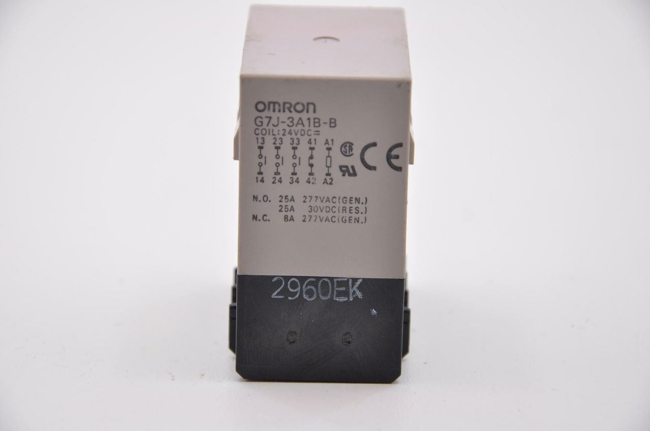 Omron G7J-3A1B-B Power Relay 25A 120VAC - lot of 2