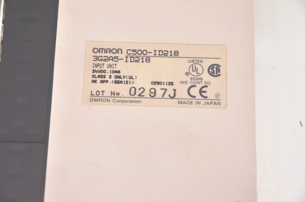 Omron Input Unit C500-ID218 PLC - Lot of 4