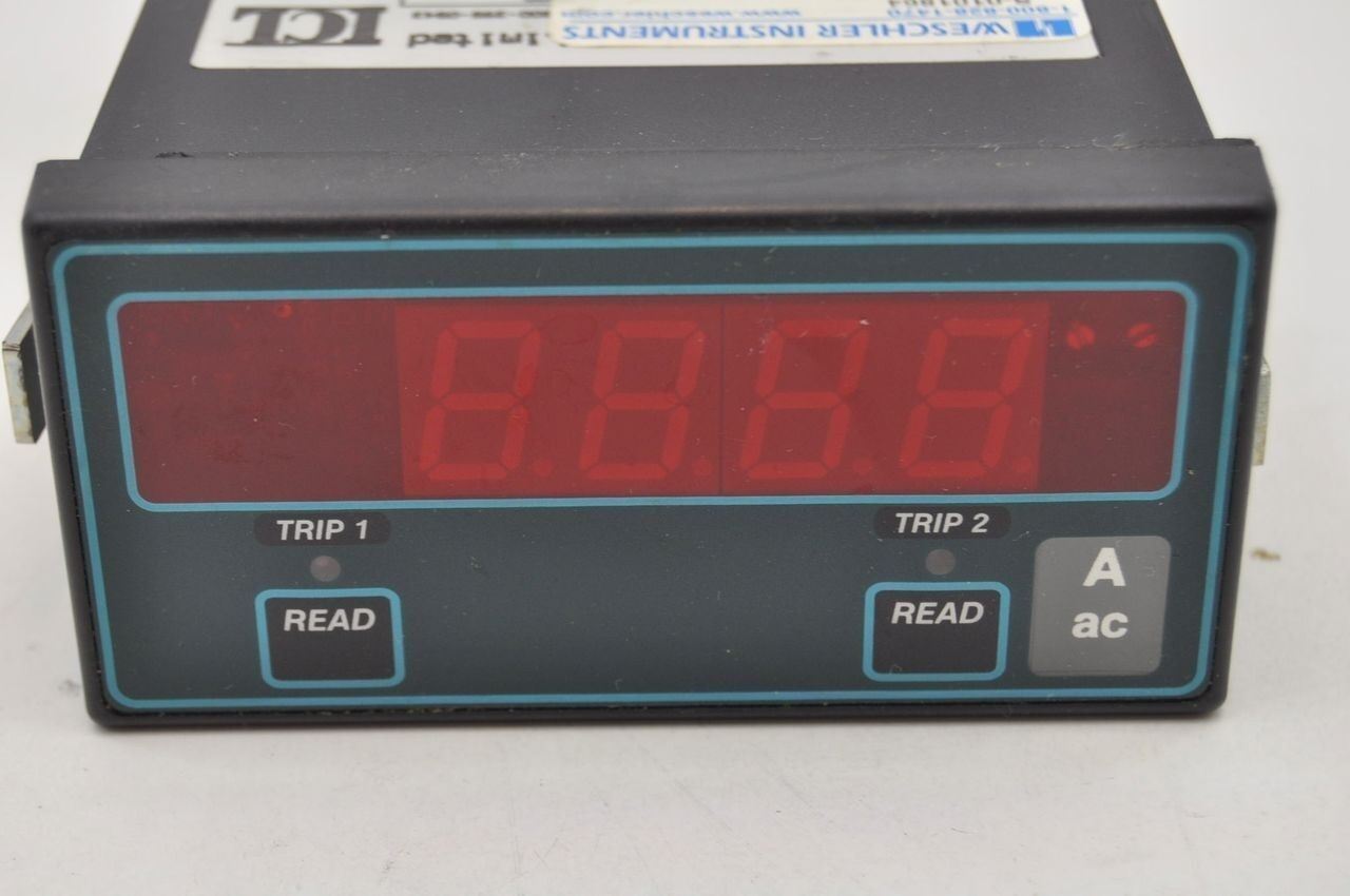 Weschler Instruments ACI-3-Y-A-18-0-FS Panel Display Dual Relays