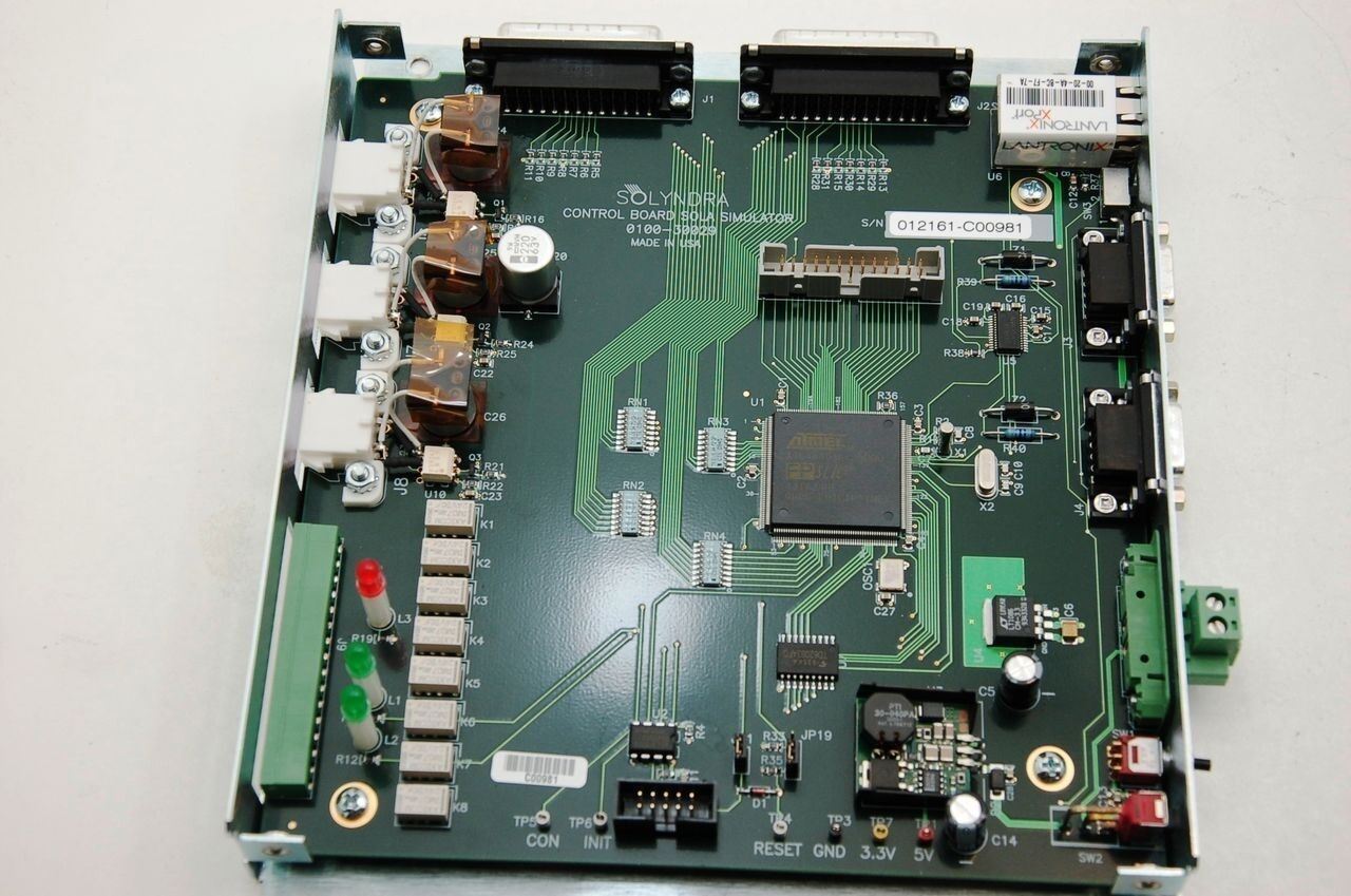 Solyndra Solar Sola Simulator Controll PCB 0100-30029