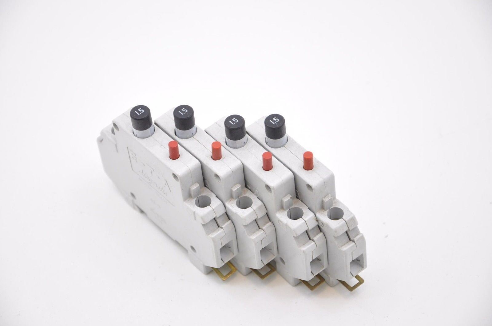 E-T-A 15A and 2A Circuit Breakers Mixed Lot Of 6