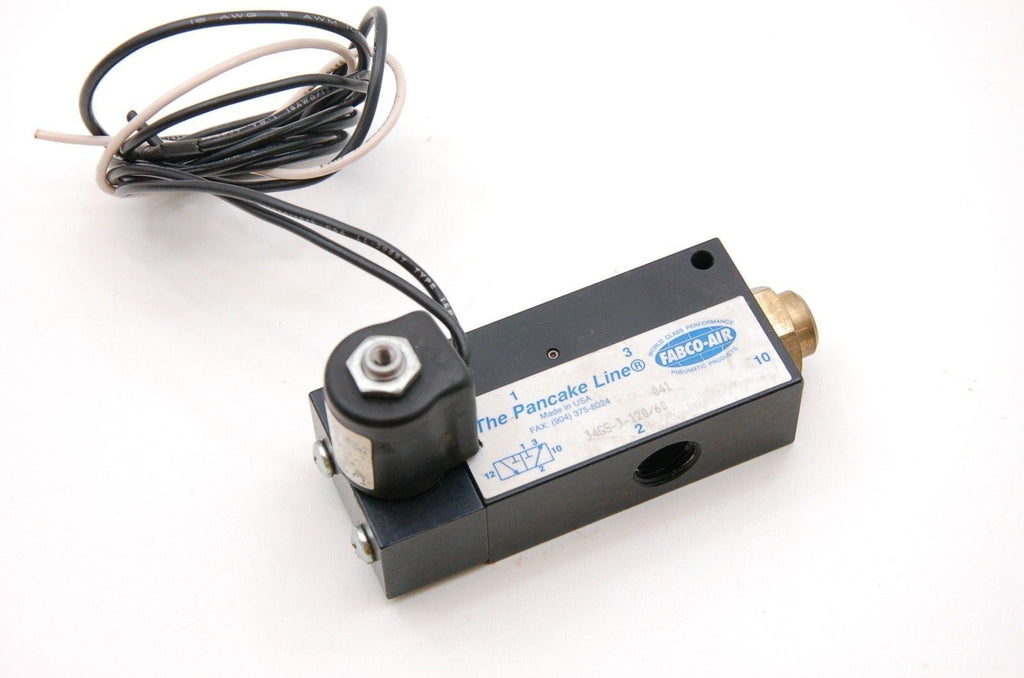 Fabco-Air Pancake Line Valve 34GS-3-120/60