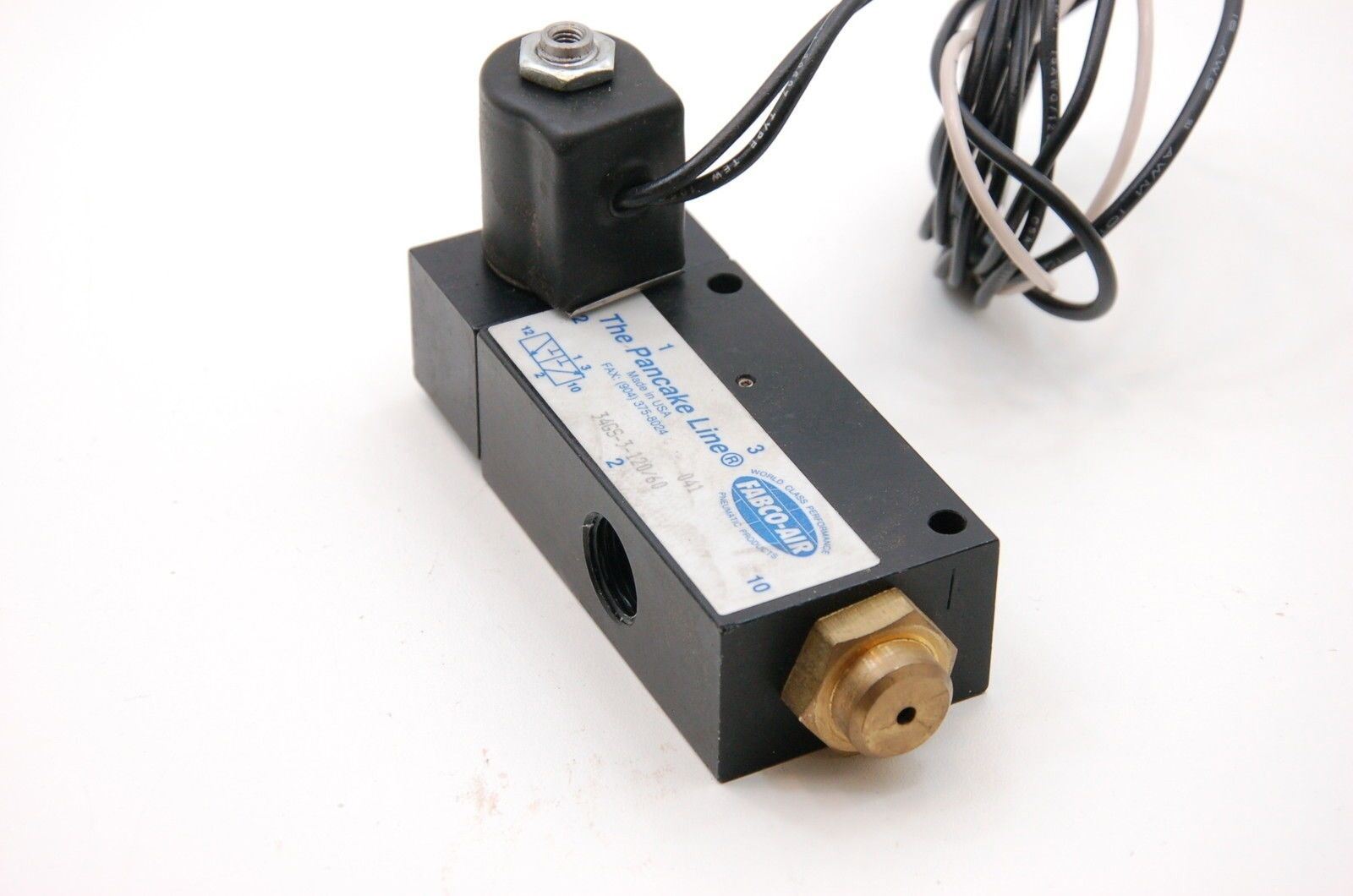 Fabco-Air Pancake Line Valve 34GS-3-120/60