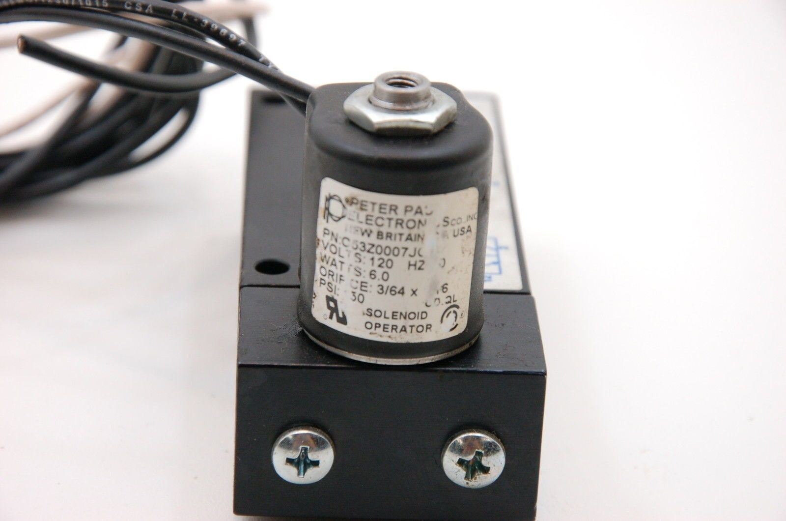 Fabco-Air Pancake Line Valve 34GS-3-120/60