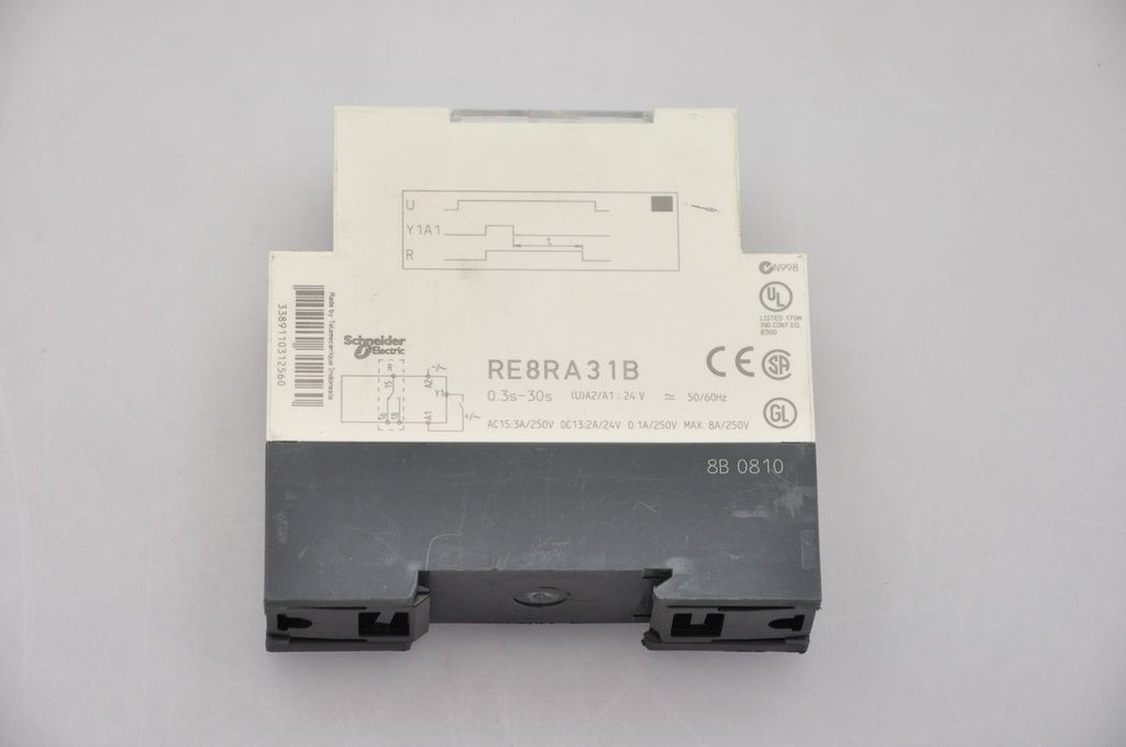 Telemecanique  RE8RA31B Timer, 24VDC .3-30Seconds - Lot of 2