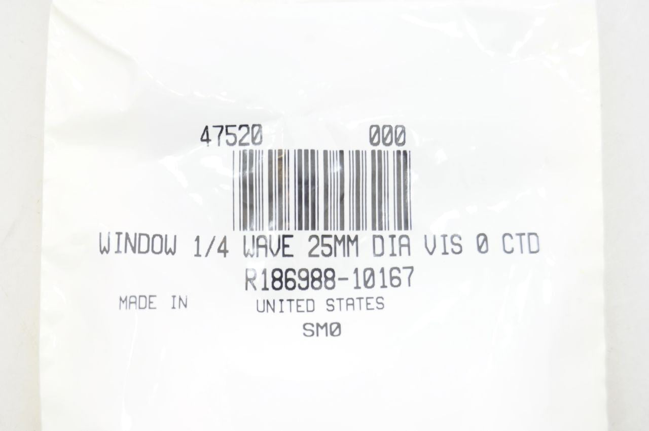 Edmund Optics 47520 1/4-Wave N-BK7 Window 25mm Dia VIS 0 Coating Lot Of 2 NEW