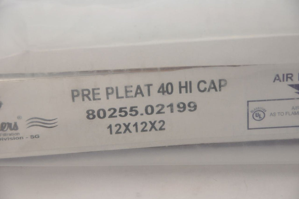 Lot of 2 Flanders 80255.02199 PrePleat 40 High Cap. Filters NEW