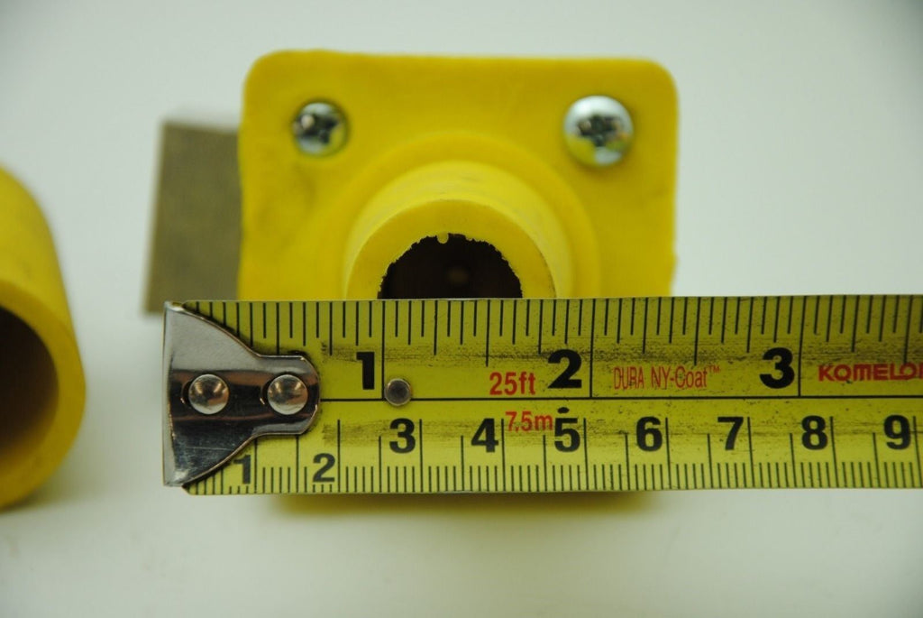 Leviton Single-Pole Female Receptacle, Yellow, 5/8" ID