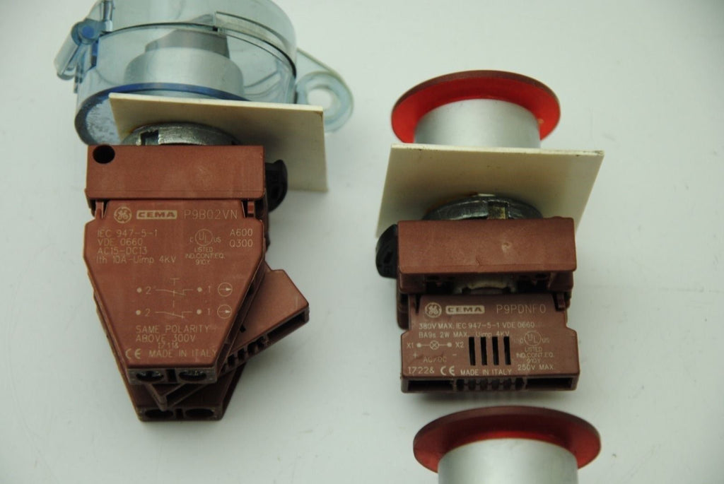 GE P9PDNF0, Push Button Operator, Lot of 4