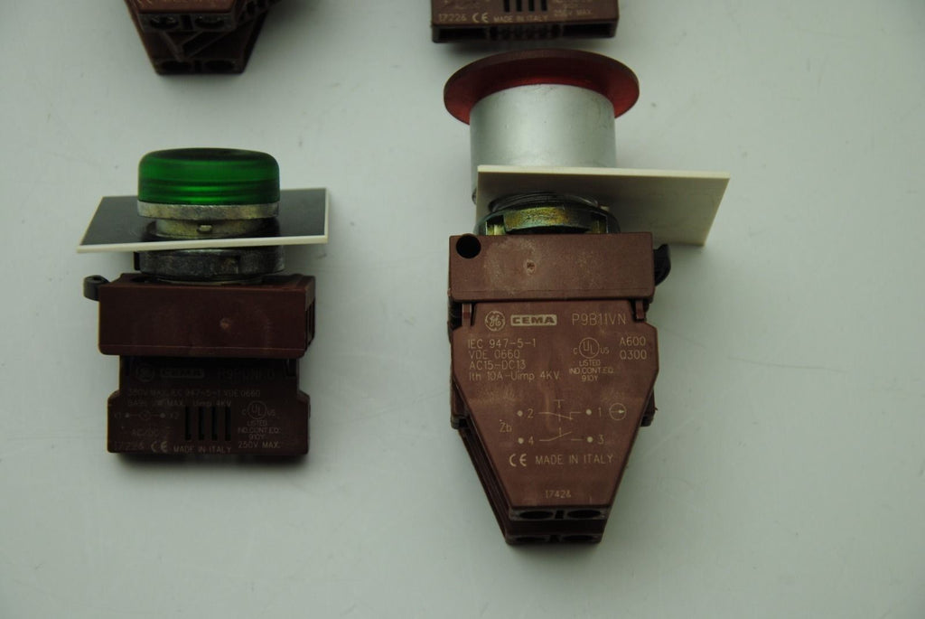 GE P9PDNF0, Push Button Operator, Lot of 4