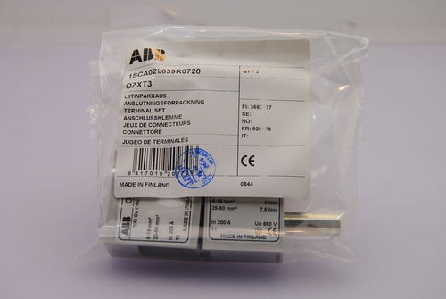 45x ABB 1SCA022639R0720 OZXT3 Terminal Set Clamp Breaker Expander 1 to 2 1/0 AWG