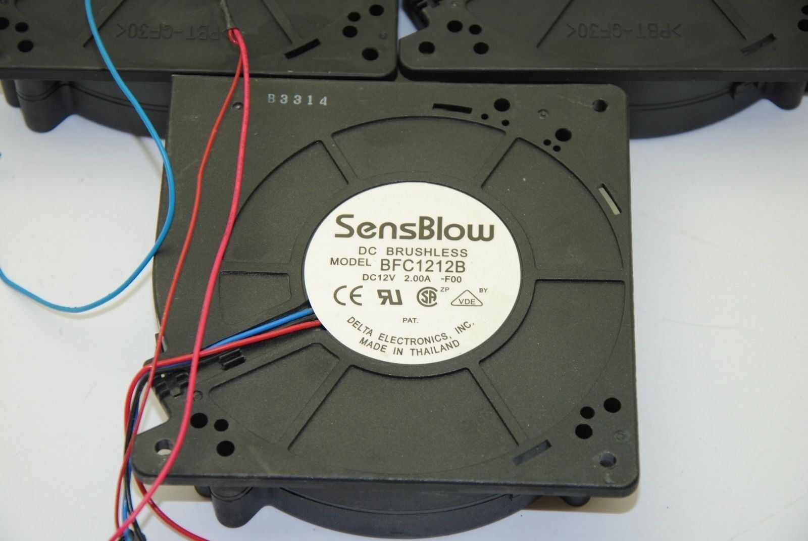 Delta Electronics BFC1212B, DC Brushless Fan, DC12V 2.00A, Lot 5