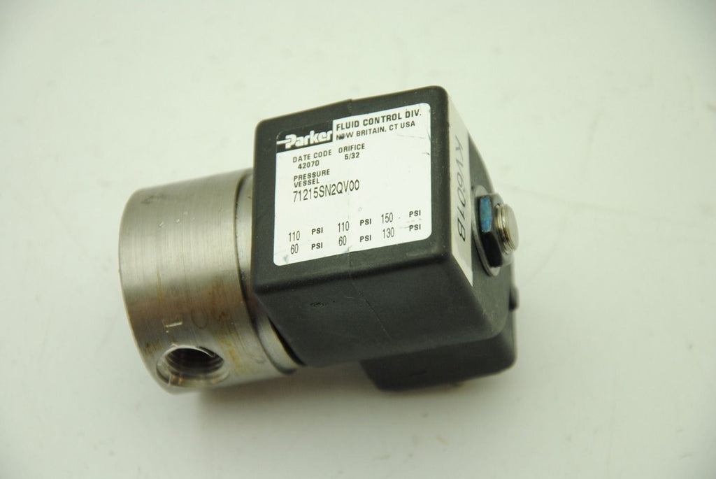 Parker 71215SN2QV00, Solenoid Valve, 5/32 Orifice