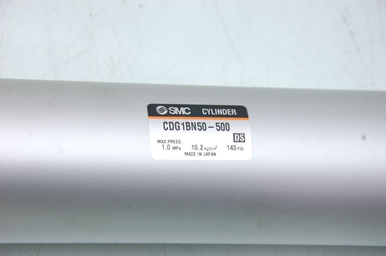 SMC CDG1BN50-500 Pneumatic Automation Dual Acting 145PSI Cylinder 19.5" travel