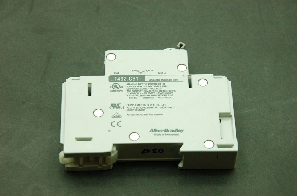Allen Bradley 1492-CB1  20A 3HP Motor Controller Breaker Ser C - Lot of 4