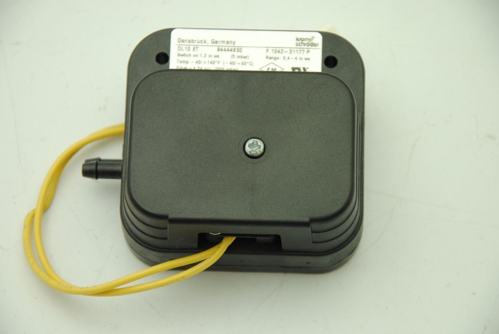 Krom Schroder DL10 ET, Air Pressure Switch