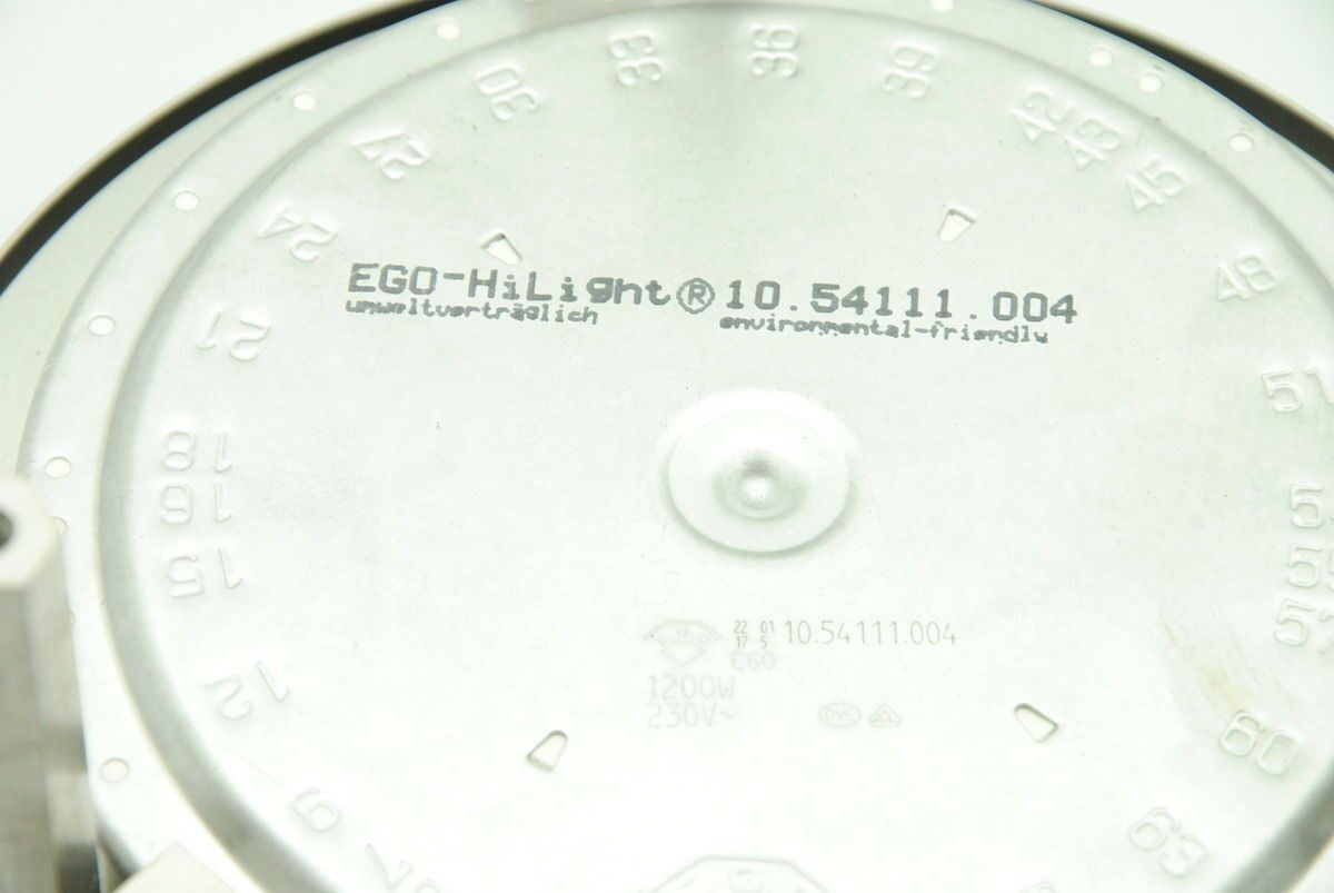 EGO-Highlight 10.54111.004, 8" Hotplate, 230VAC, 1200W