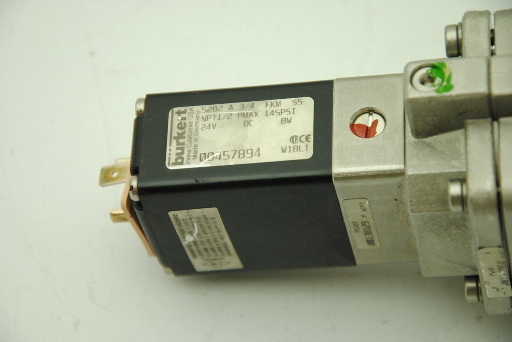 Burkert 00457894, 49Z8, Safety Shutoff Valve, 24VDC 8W