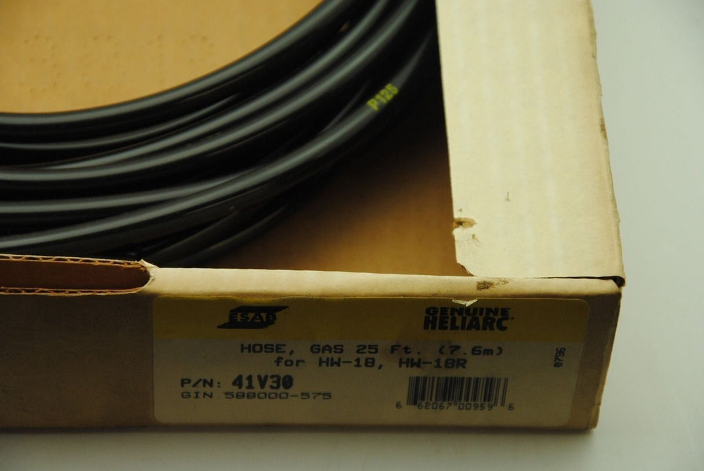 ESAB 41V30 Hose, Gas 25Ft. (7.6M) FOR HW-18, HW-18R, New