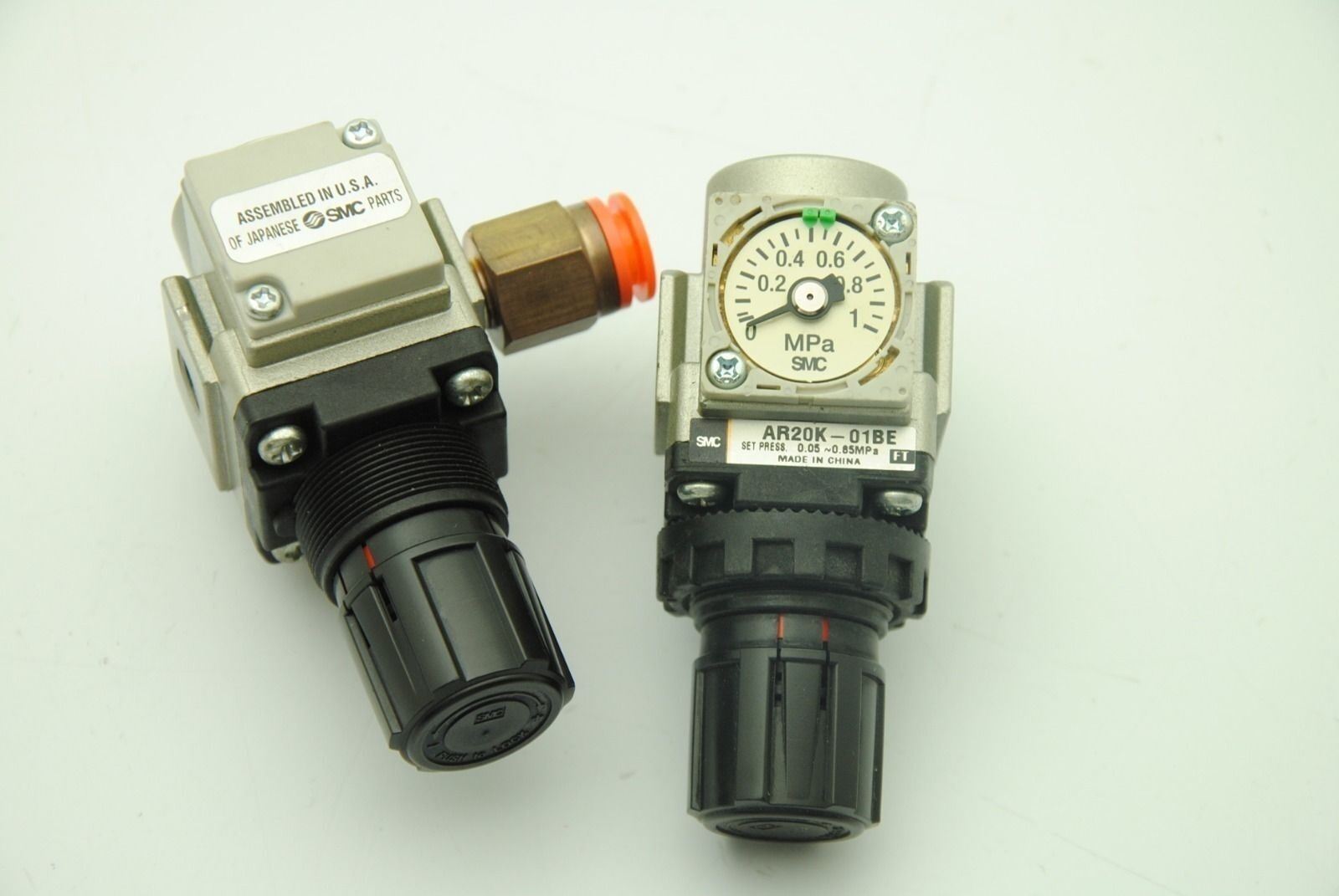 SMC AR20K-01BE-1, Regulator Modulator, Lot of 2