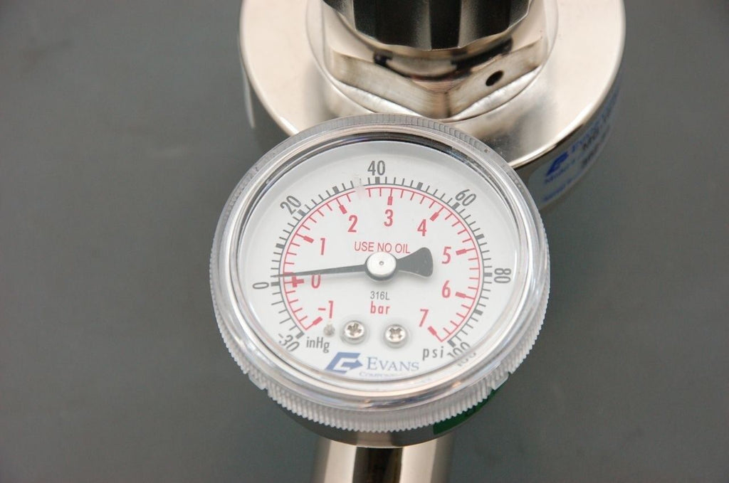 Evans Components, Integrated Manual Regulator Va, 0-125 PSIG, 3/8"