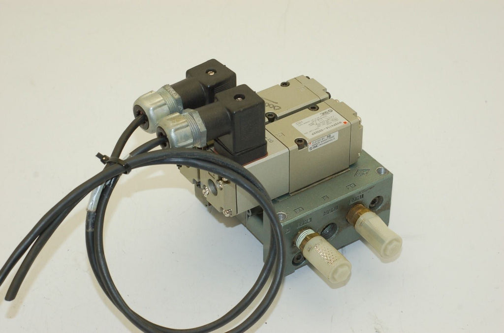 SMC Pneumatic Manifold,  NVP4114-0052KP Valve, 2-Position, 2-Valves