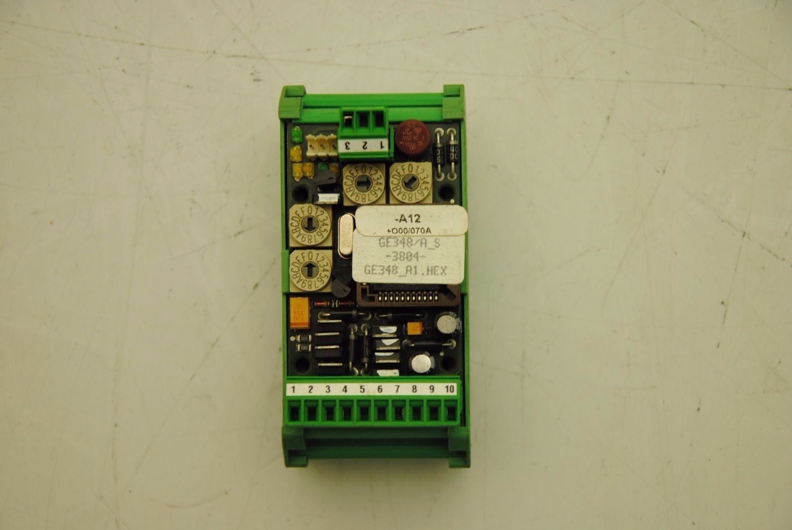 PHOENIX CONTACT MIXED LOT OF 8 w/Din Rail Mounts GE073/E-1548 GE348/A-S-6398 +++