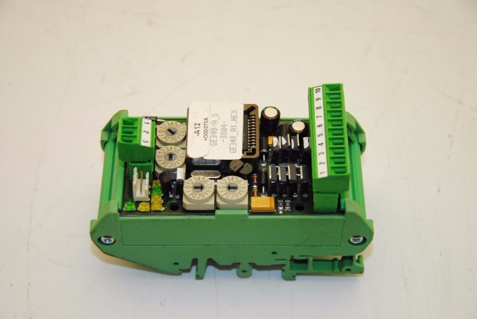 PHOENIX CONTACT MIXED LOT OF 8 w/Din Rail Mounts GE073/E-1548 GE348/A-S-6398 +++