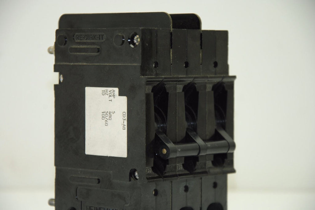 Heinemann Electric Re-Cirk-It 480V Circuit Breaker Switch 5amp