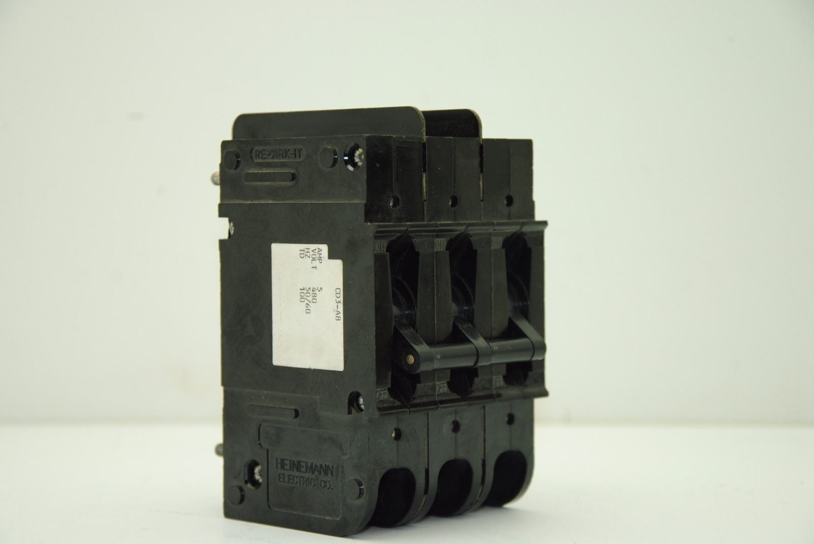 Heinemann Electric Re-Cirk-It 480V Circuit Breaker Switch 5amp