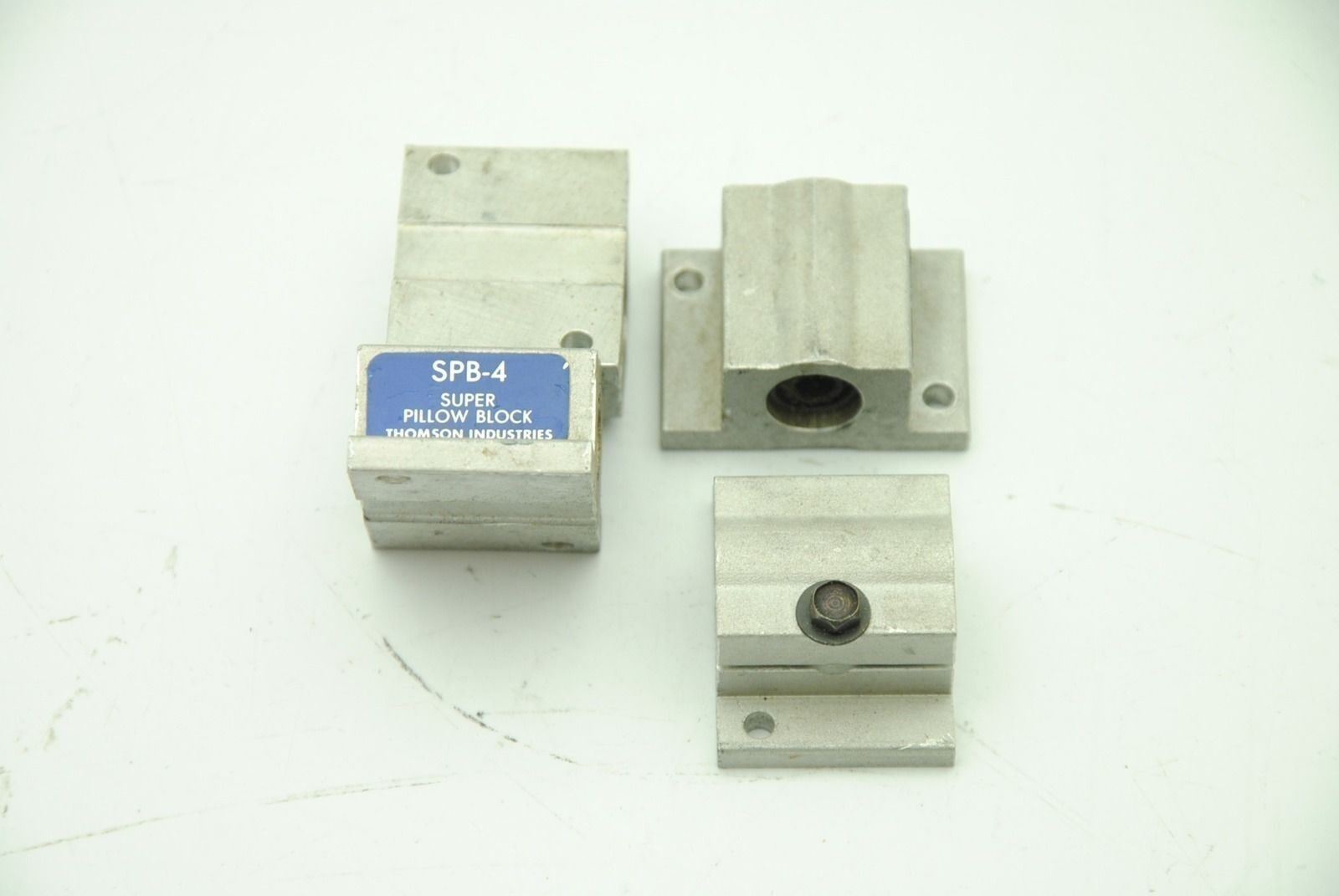 THOMSON INDUSTRIES SPB-4 Super Pillow Block Lot of 4, 1/4" 0.25" Rod